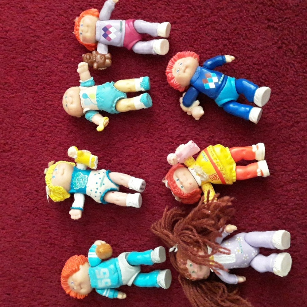 Cabbage Patch Kids 7 figures 1984